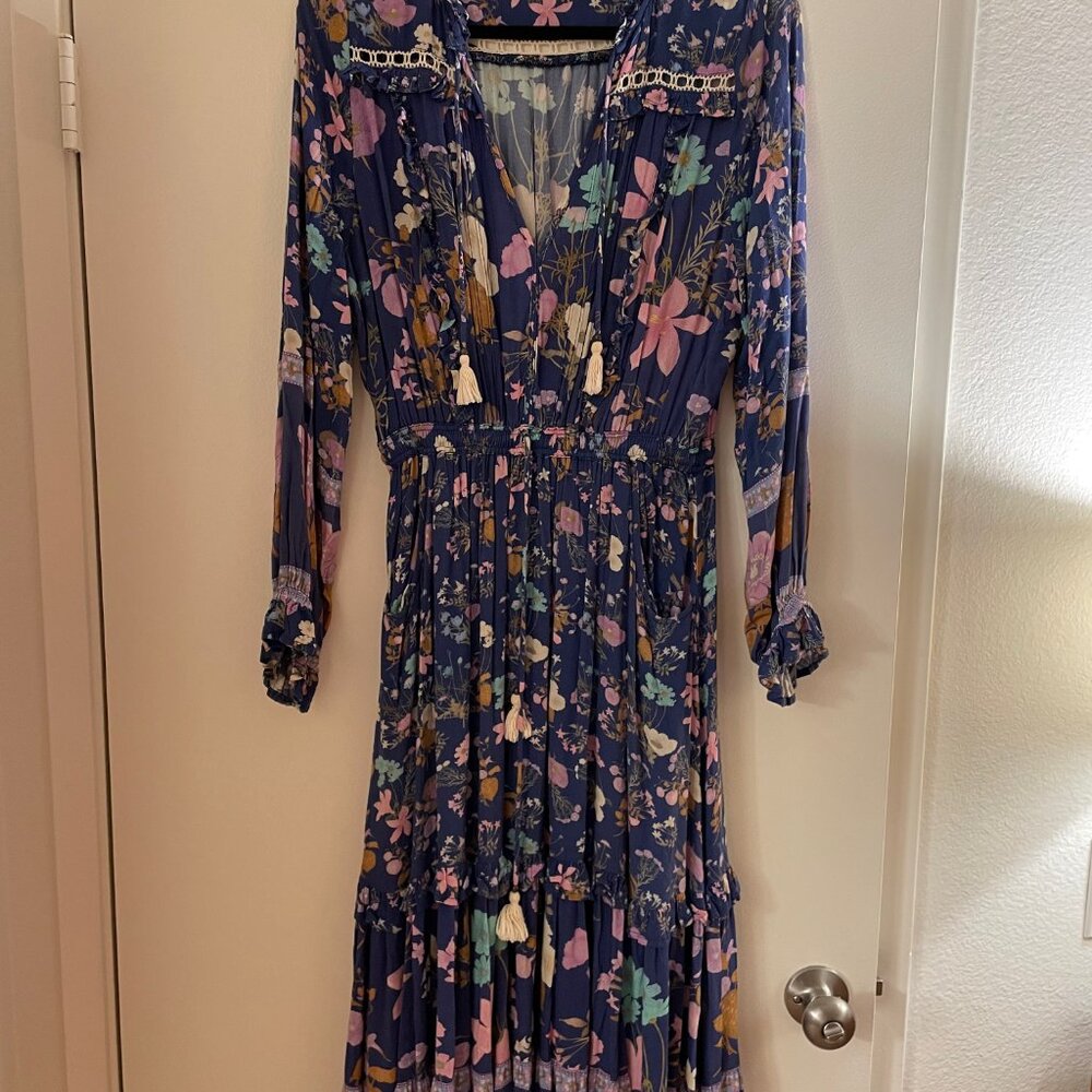 Spell Wild Bloom Midi Dress (Spell & The Gypsy), Size Medium [RARE]